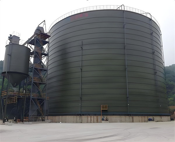 大型粉煤灰儲存鋼板庫施工建造
